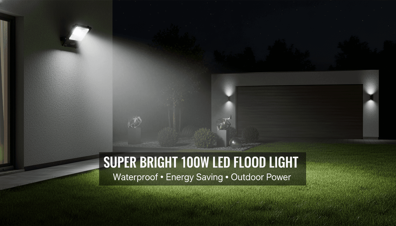 Zeinlam 100W Flood Light Review – Bright & Waterproof